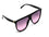 Begonia Purple Lens Sunglasses Black