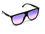 Begonia Purple Pink Ombre Sunglasses Black