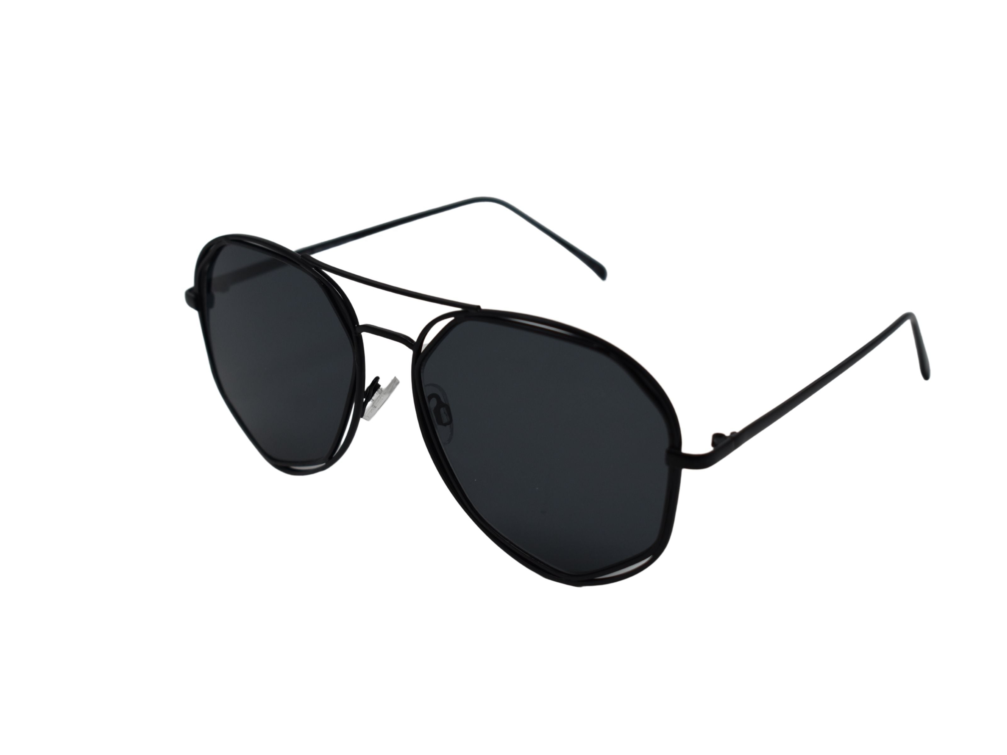 Dare to be bold in our Bergenia Geometric Aviator style Sunglasses.