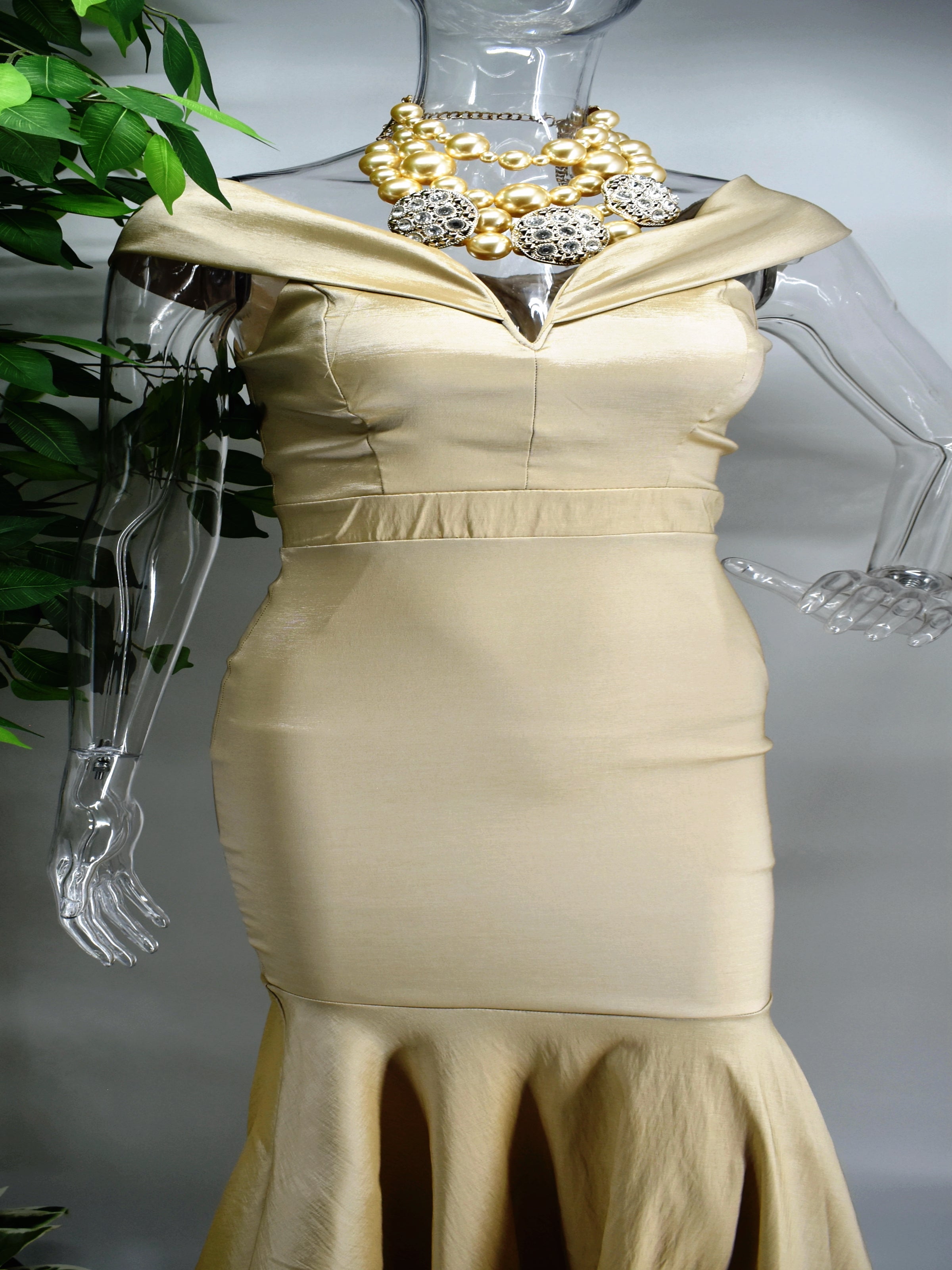 Briar Gold Formal Dress