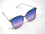 Camellia Purple Lens Sunglasses Silver