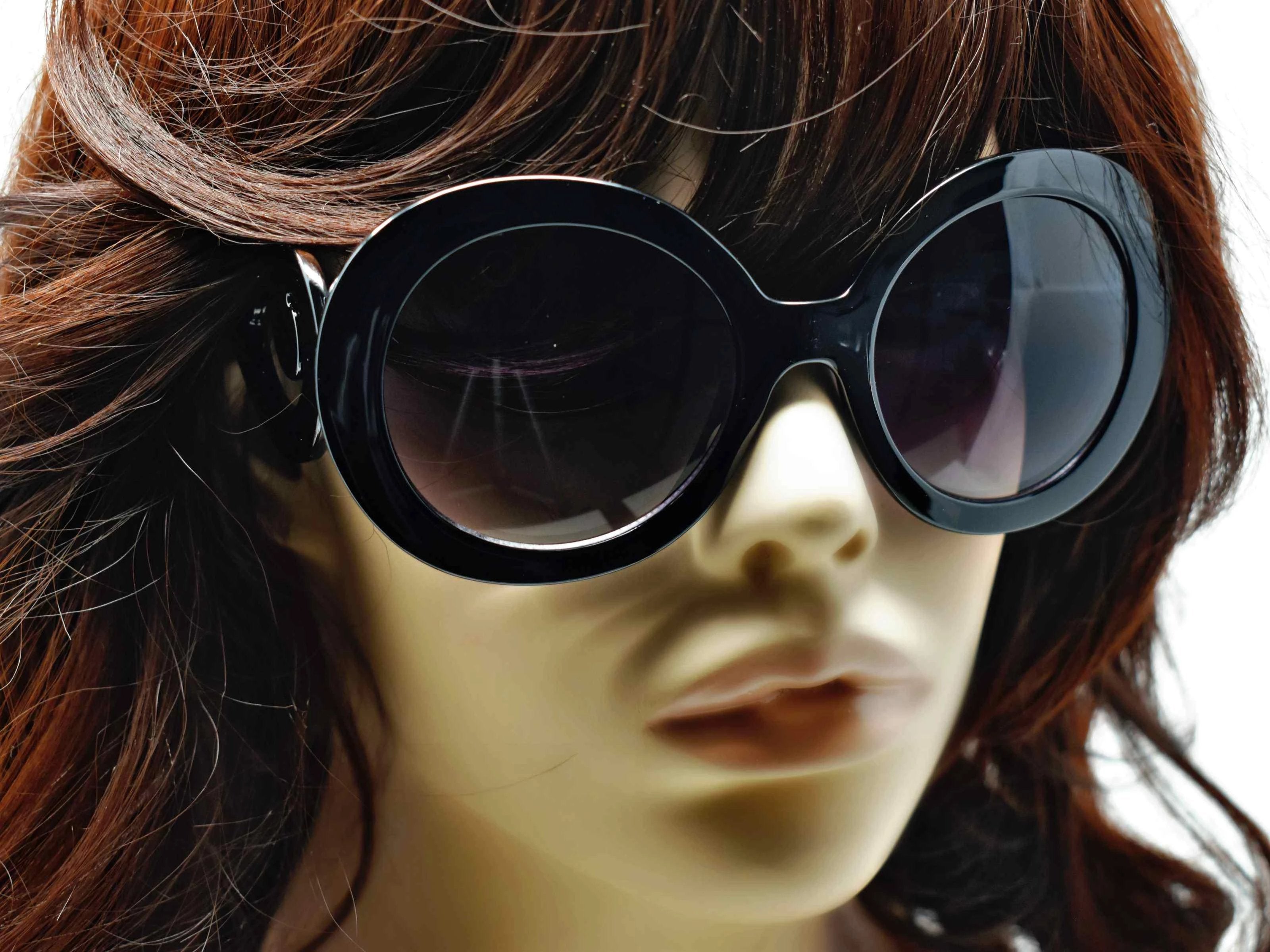 Be prepared to add our Clover Black frame glasses with swirl handle and a black lens to your top 10 go too favs.