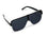 Gladiolus Black Lens Sunglasses Black Clear
