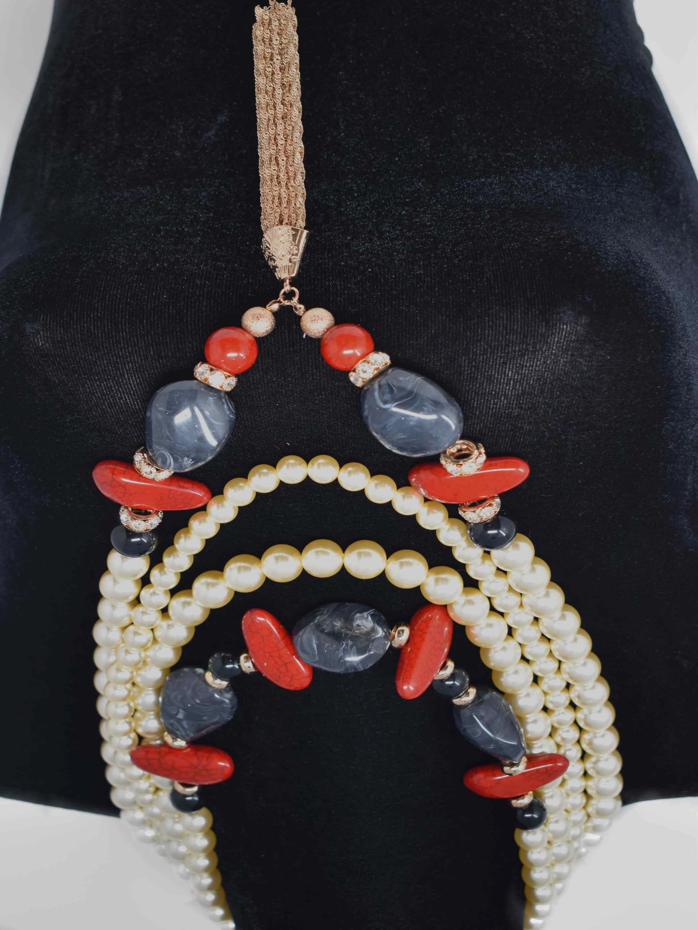 Milla Statement Pearl Layered Necklace