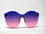 Sage Purple To Pink Ombre Lens Sunglasses Clear