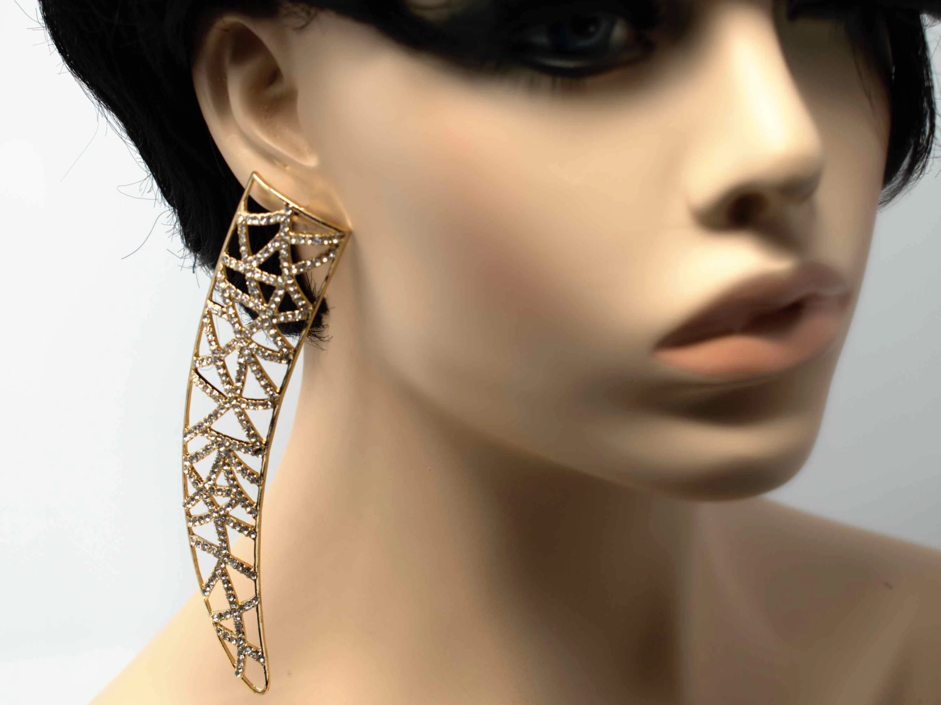 Tuskie Gold Drop Earrings