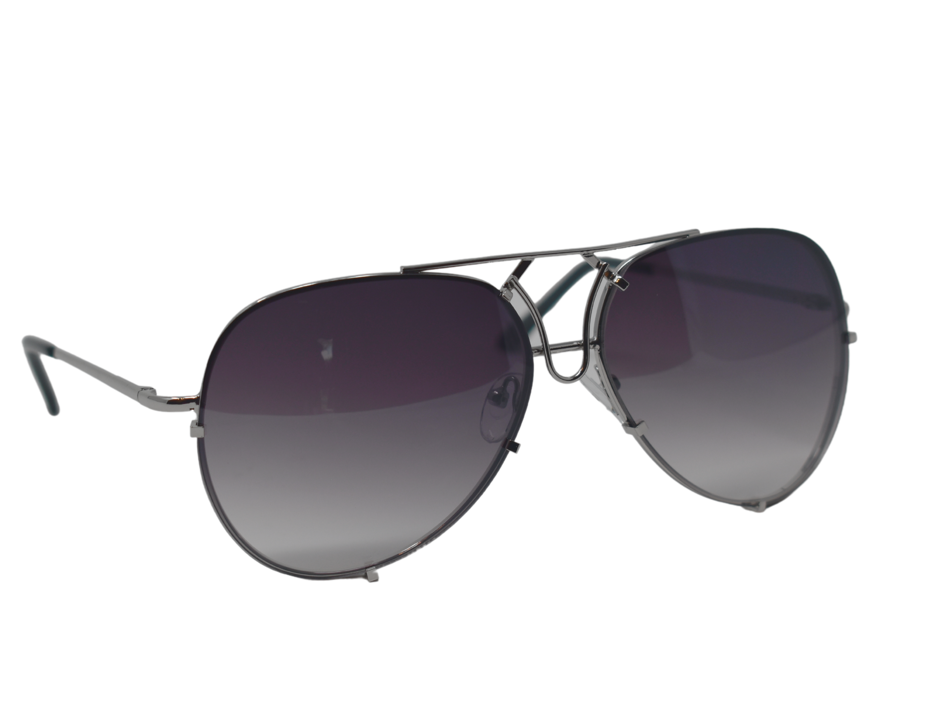 Make sure you indulge in our brilliant Viburnum Black Lens aviator style glasses with a silver frame.