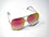 Yarrow Pink Mirrored  Lens Sunglasses Gold